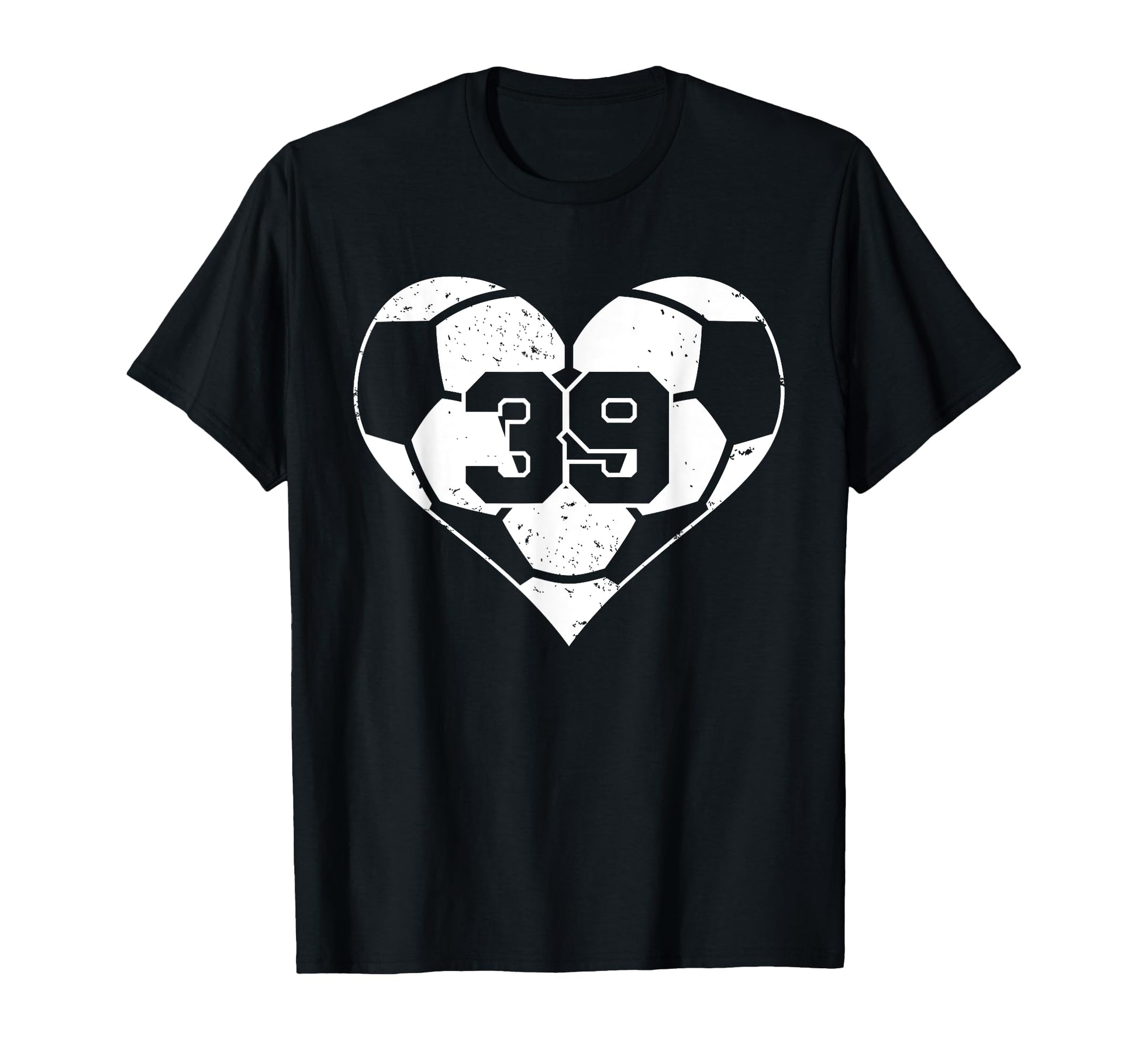 Soccer Number 39 Jersey Funny Soccer T-Shirt - Custom Art Print Unisex - T-Shirt, Sweatshirt, Hoodie