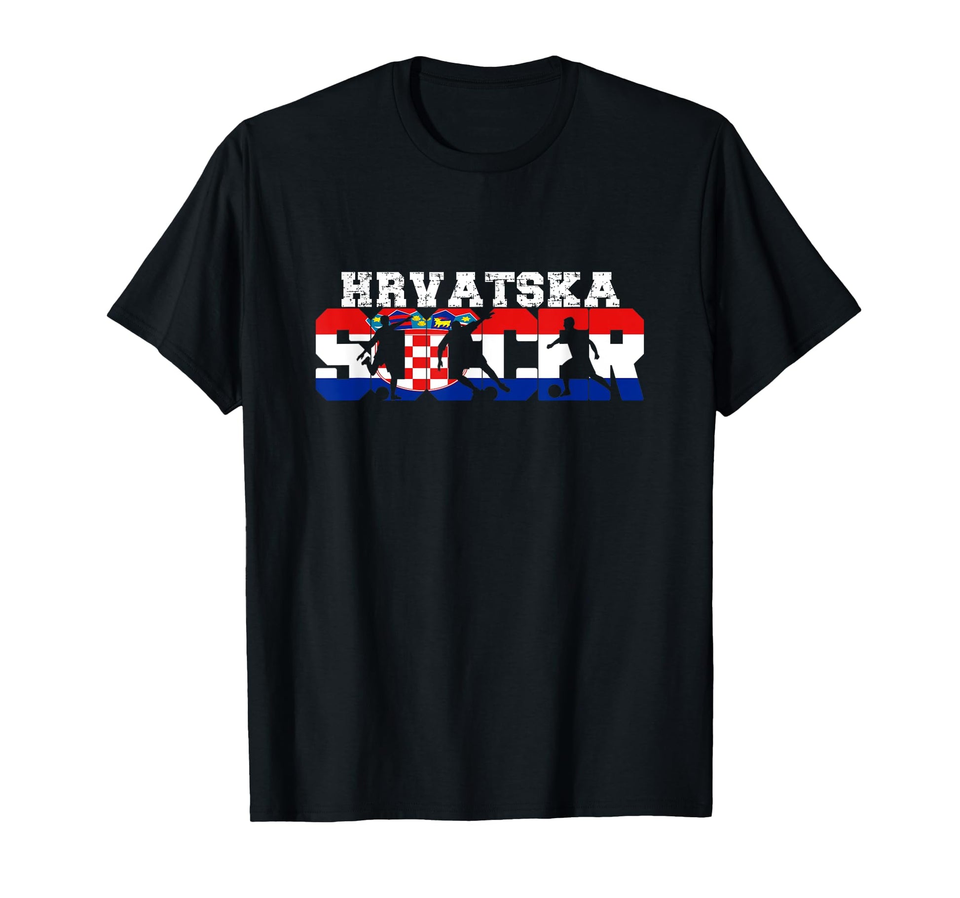 Croatian Football Futbol Fan Hrvatska T-Shirt - Graphic Print Unisex - T-Shirt, Sweatshirt, Hoodie