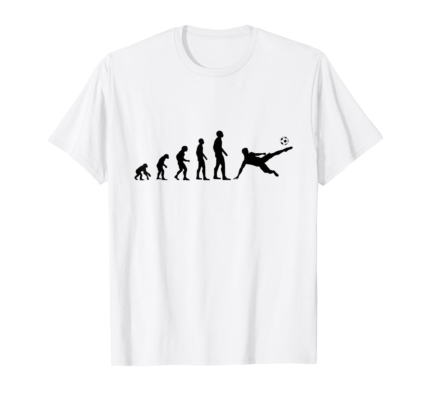 Evolution Football Funny Gift Soccer T-Shirt - Novelty Apparel Unisex - T-Shirt, Sweatshirt, Hoodie