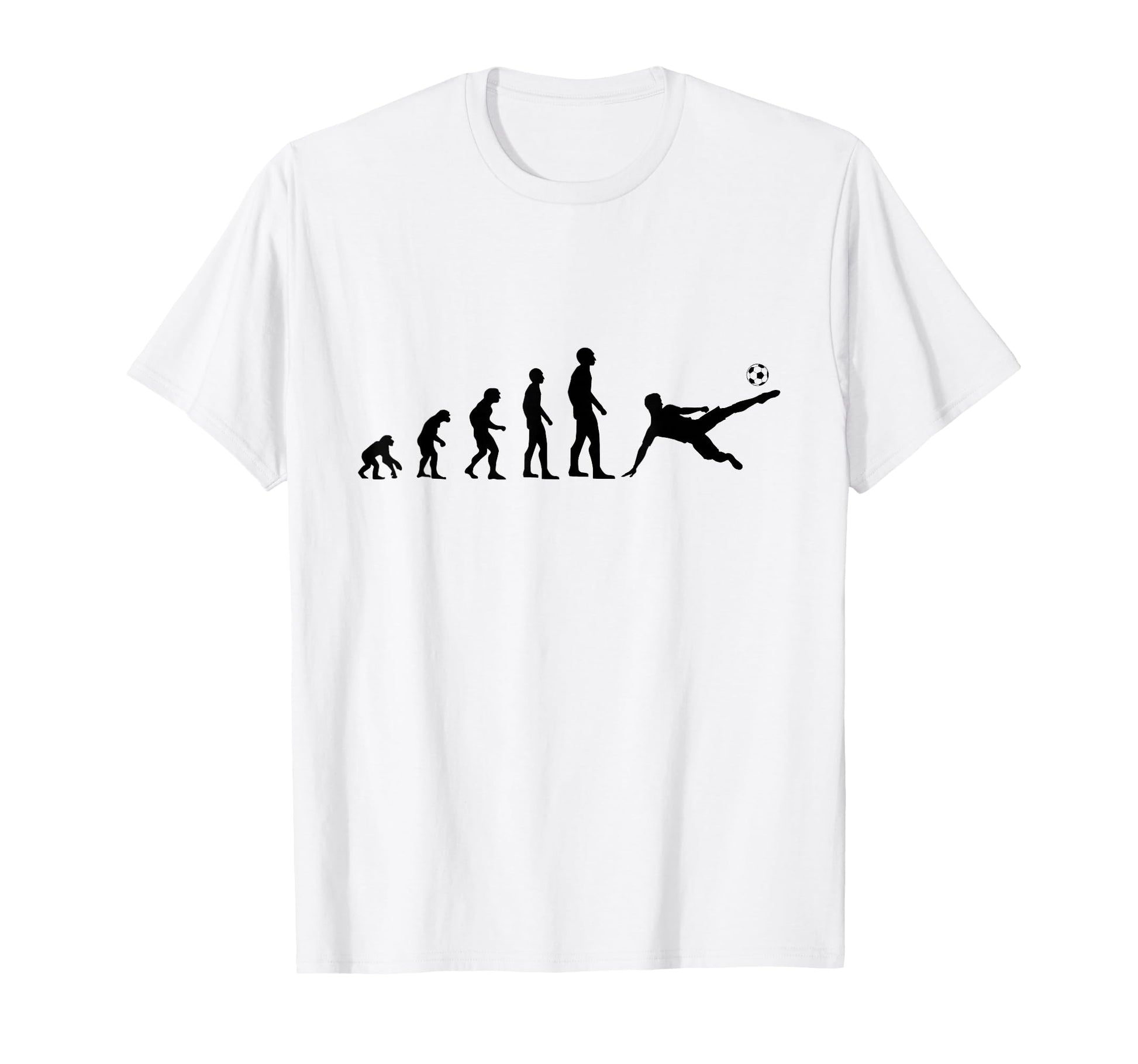 Evolution Football Funny Gift Soccer T-Shirt - Novelty Apparel Unisex - T-Shirt, Sweatshirt, Hoodie