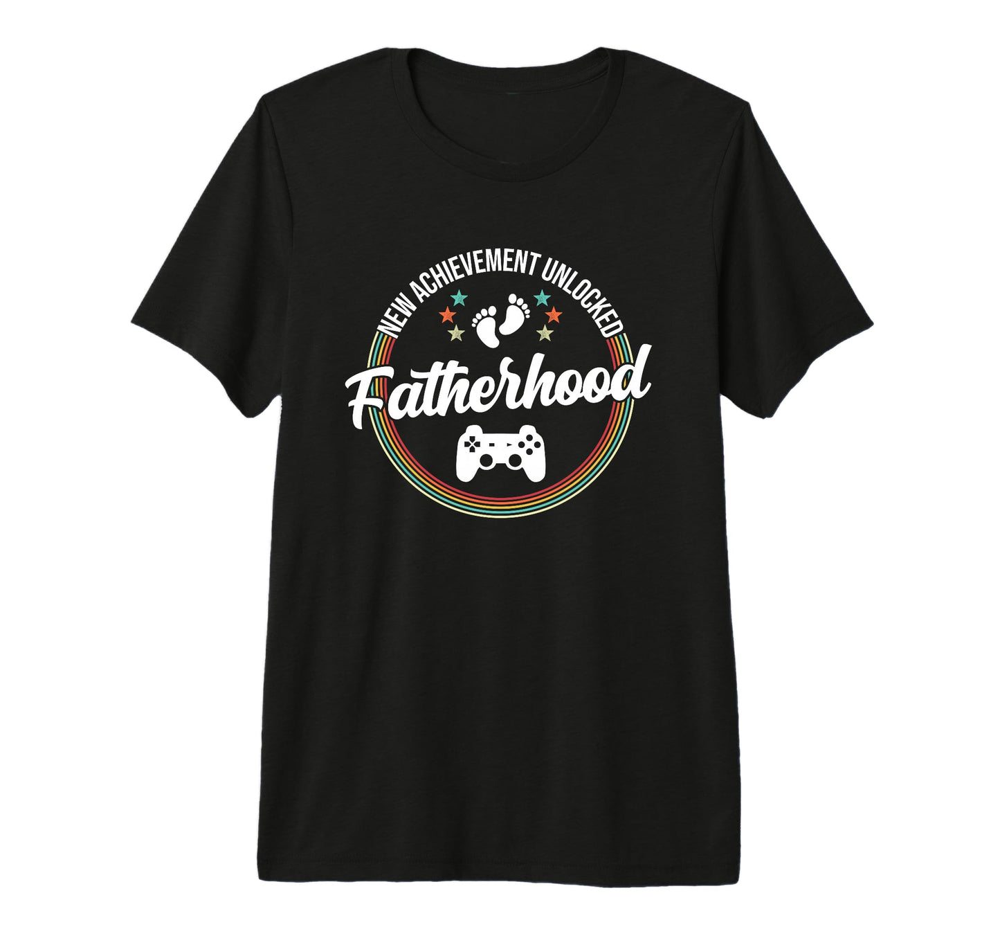 Mens Achievement Unlocked Fatherhood T-Shirt - Streetwear Style for Adults - T-Shirt, Sweatshirt, Hoodie