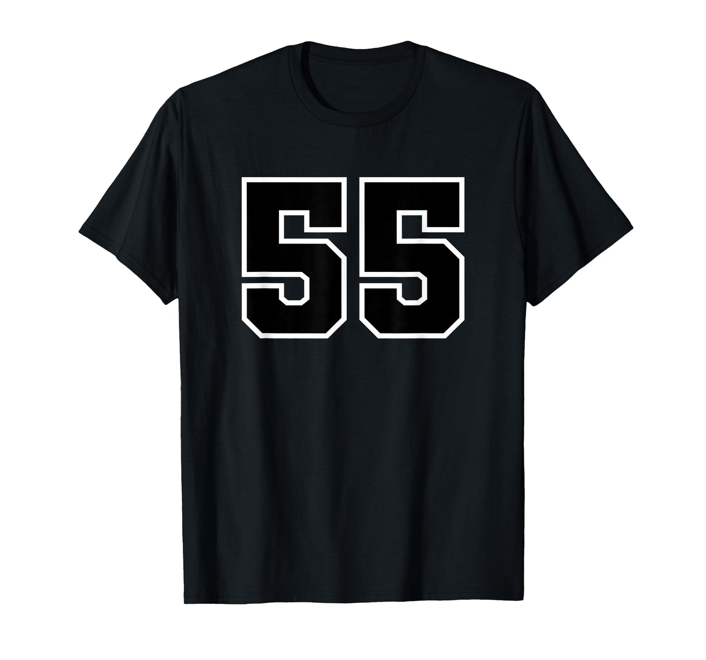 Sport Team Number 55 T-Shirt - Trendy Graphic for Adults - T-Shirt, Sweatshirt, Hoodie