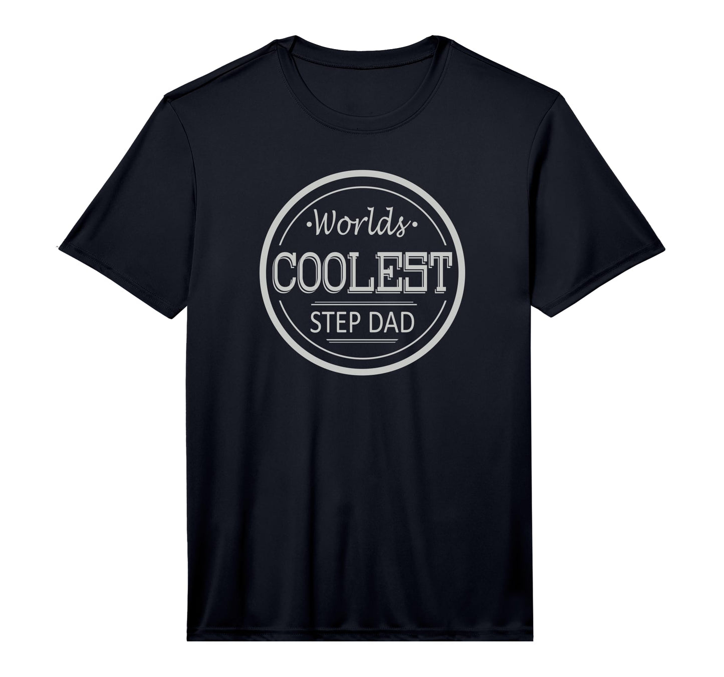 Worlds Coolest Step Dad Fun Step Dad T-Shirt - Aesthetic Graphic Men Women - T-Shirt, Sweatshirt, Hoodie
