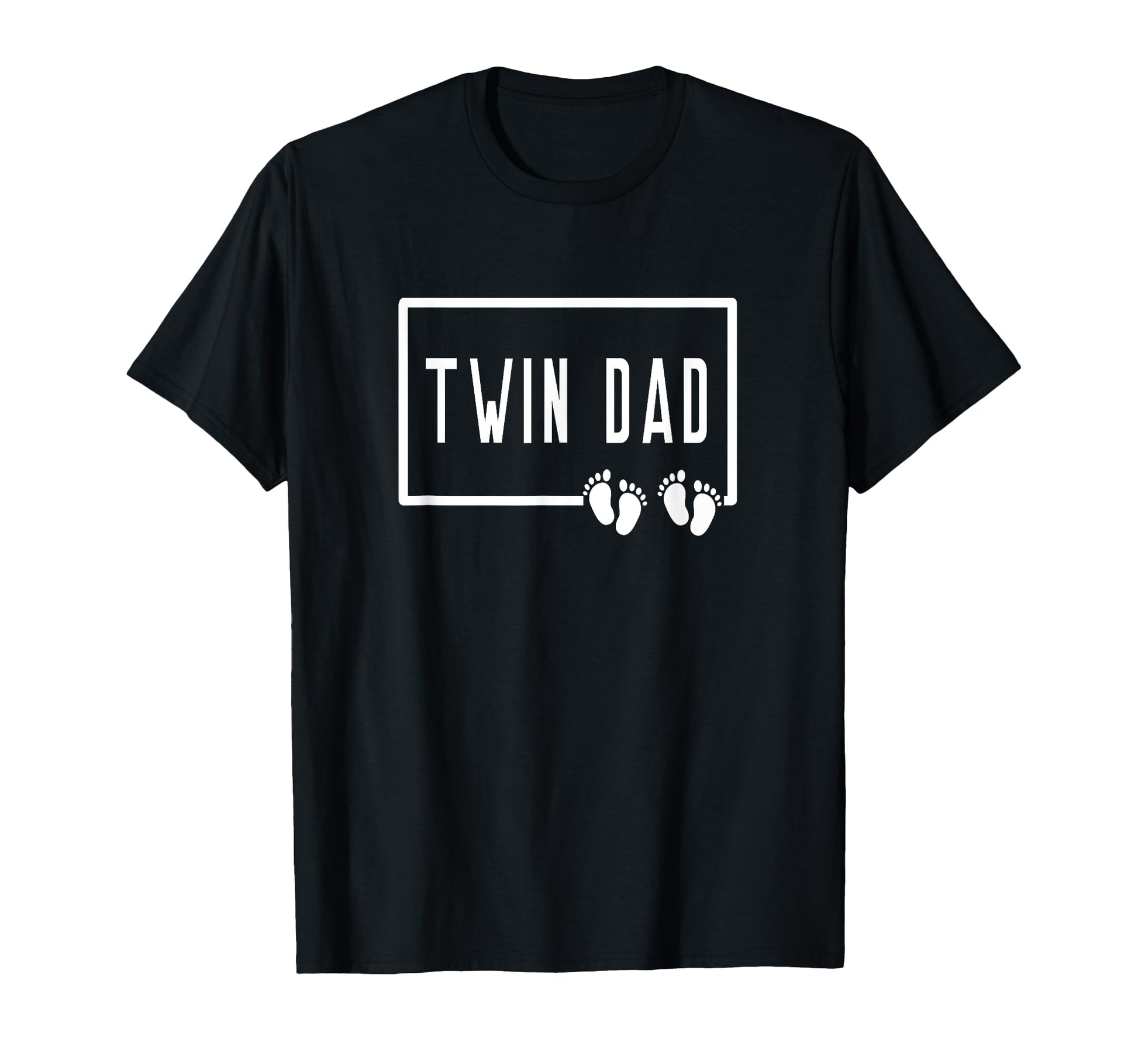 Dad Twins 2 Two Children Papa Daddy T-Shirt - Custom Art Print for Adults - T-Shirt, Sweatshirt, Hoodie