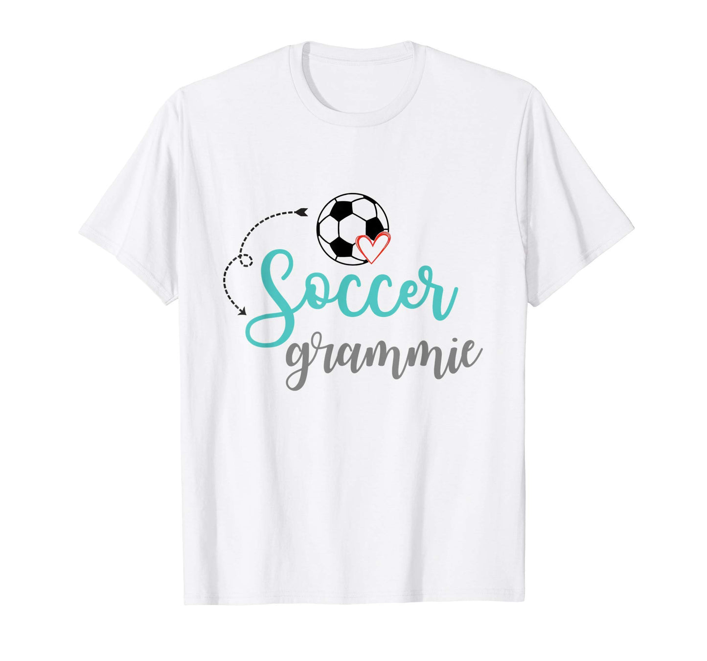 Soccer Grammie Soccer Ball Heart T-Shirt - Fun Novelty Design Unisex - T-Shirt, Sweatshirt, Hoodie