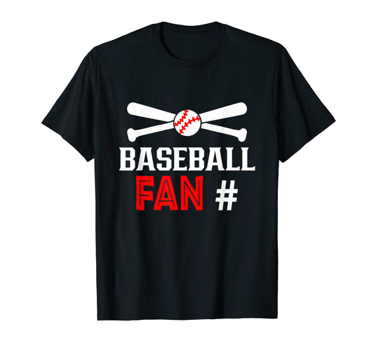Baseball Fan No 1 Player Baseball Lover T-Shirt - Novelty Apparel Men Women - T-Shirt, Sweatshirt, Hoodie