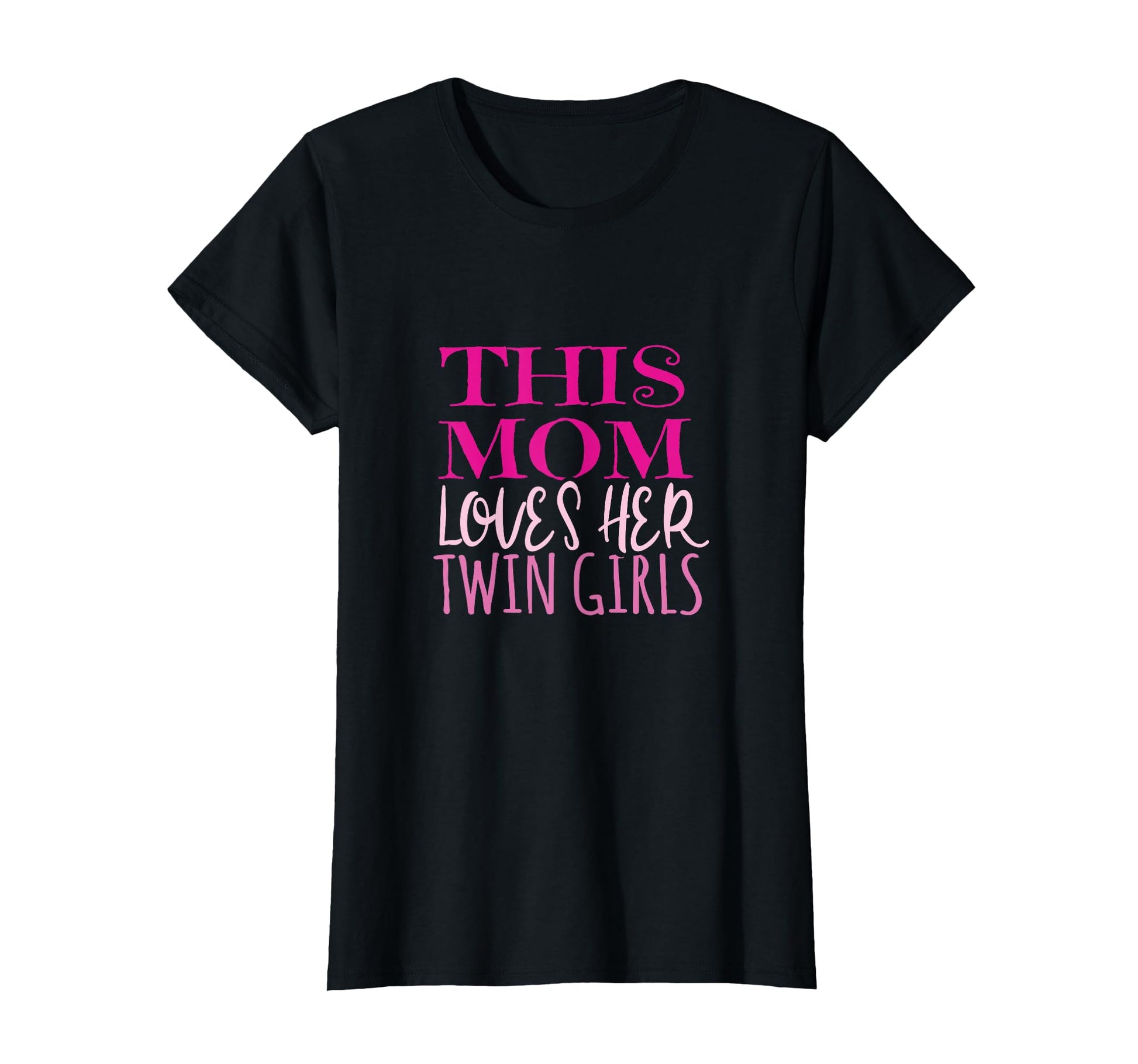 Womens This Mom Loves Her Twin Mom T-Shirt - Minimalist Print Unisex - T-Shirt, Sweatshirt, Hoodie