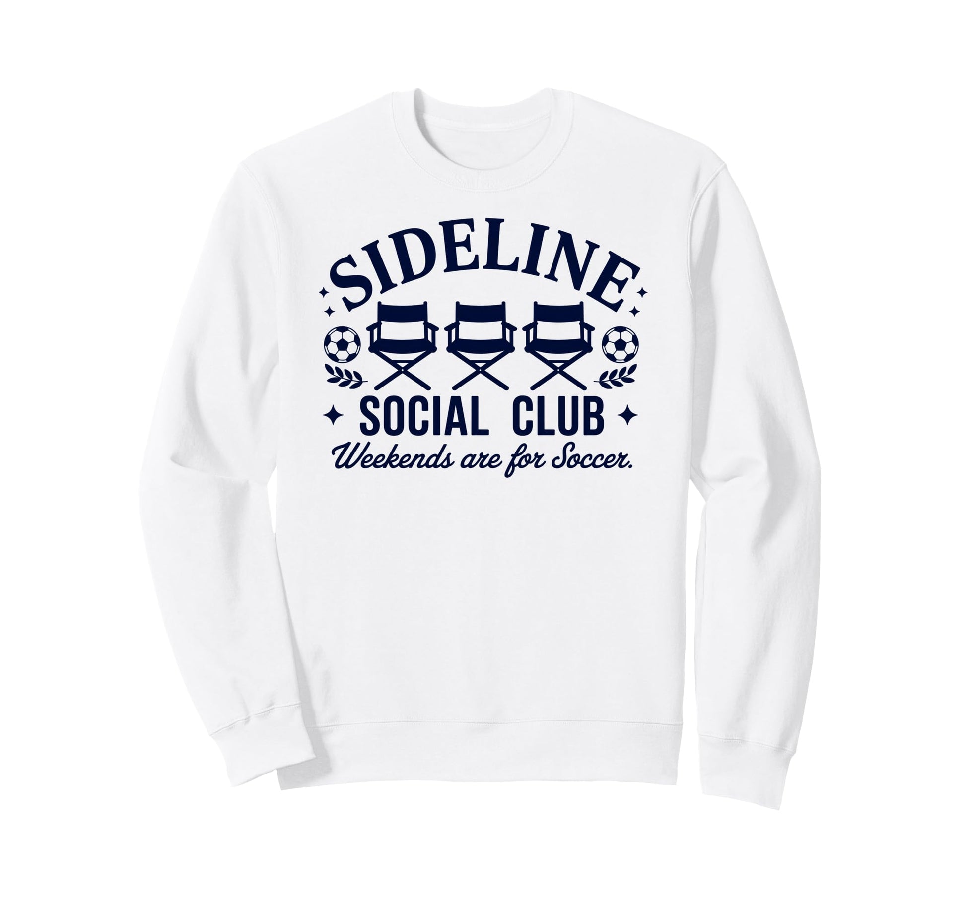 Sideline Social Club Soccer Mom Game Sweatshirt - Custom Art Print Unisex - T-Shirt, Sweatshirt, Hoodie