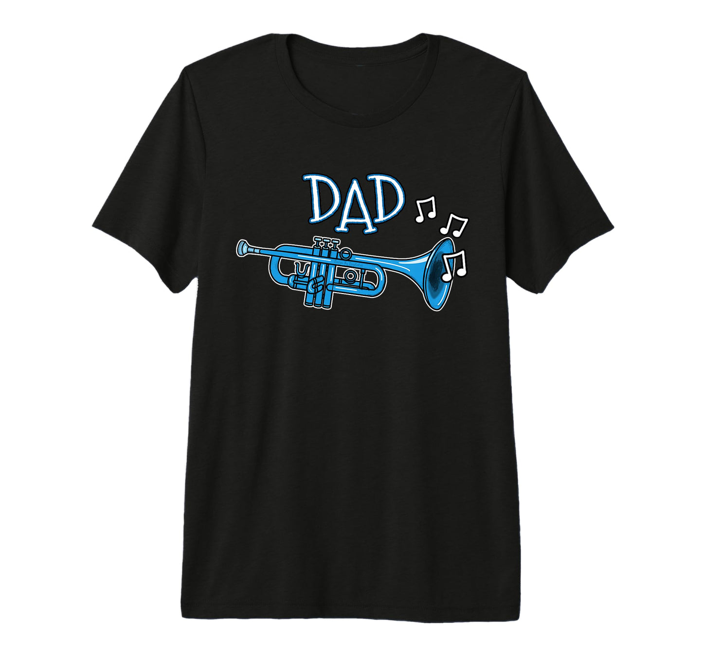 Mens Fathers Day Trumpet Dad T-Shirt - Novelty Apparel for Adults - T-Shirt, Sweatshirt, Hoodie