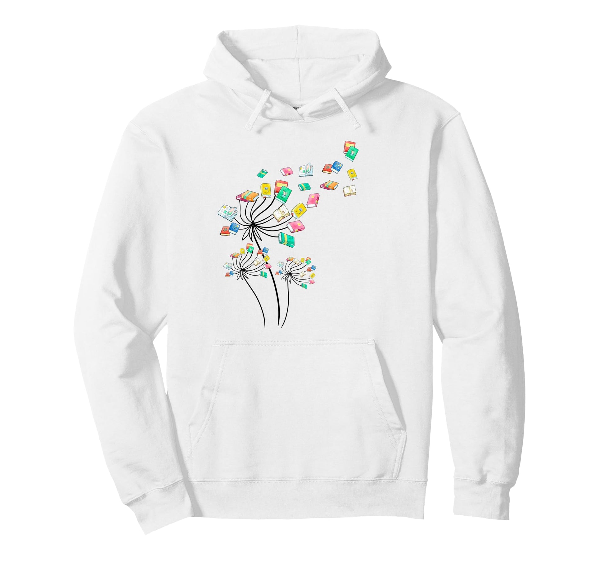 Dandelion Books Lover Shirts Teen Hoodie - Aesthetic Graphic Unisex - T-Shirt, Sweatshirt, Hoodie