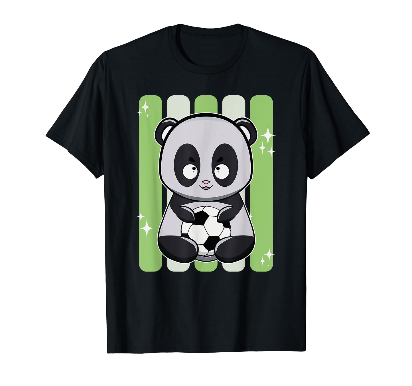 Panda Playing Soccer T-Shirt - Novelty Apparel for Adults - T-Shirt, Sweatshirt, Hoodie