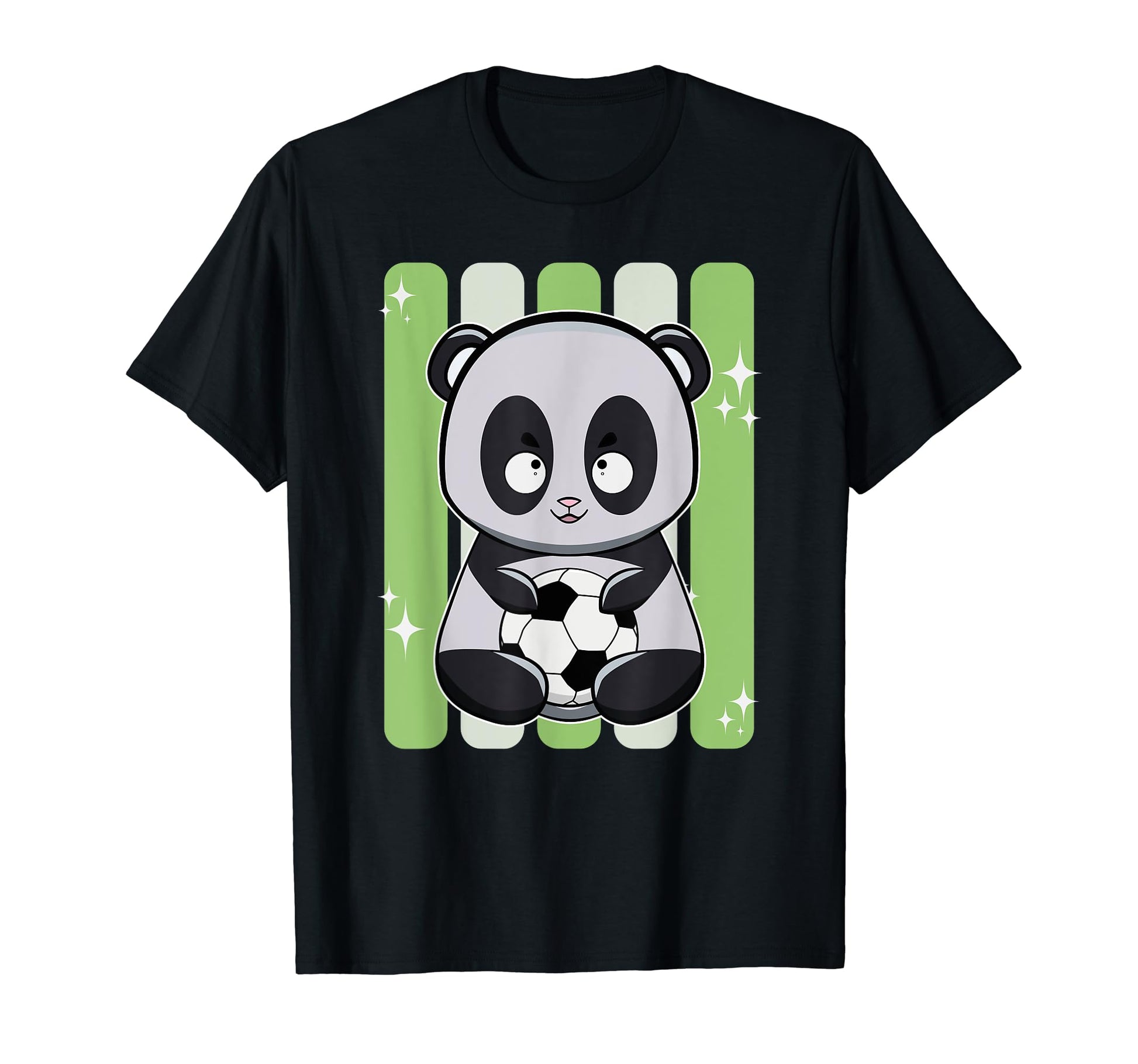 Panda Playing Soccer T-Shirt - Novelty Apparel for Adults - T-Shirt, Sweatshirt, Hoodie