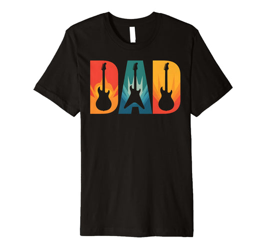Acoustic Guitar Dad Funny Musician T-Shirt - Graphic Print Unisex - T-Shirt, Sweatshirt, Hoodie
