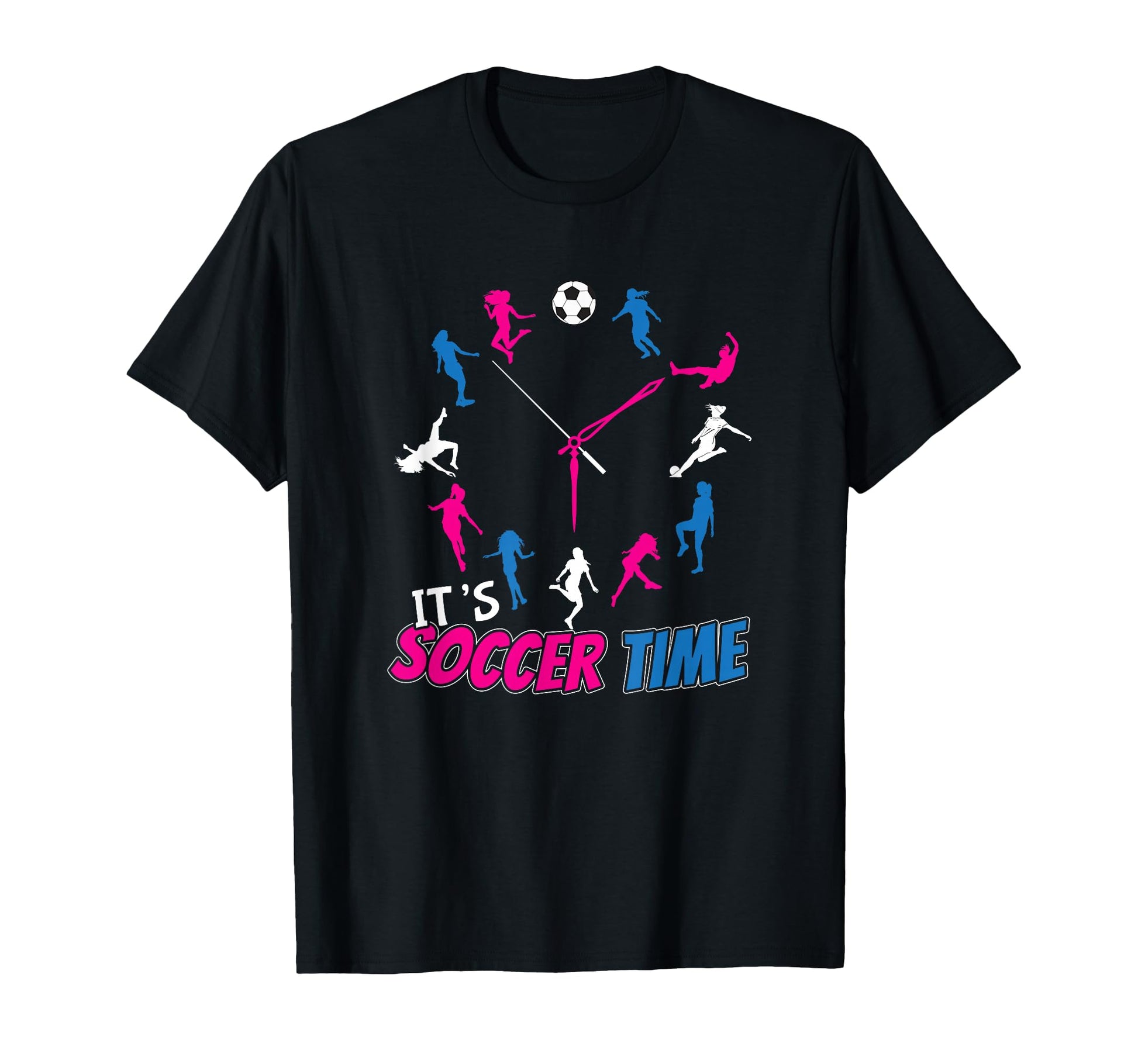Soccer Time Clock T-Shirt - Casual Everyday Wear for Adults - T-Shirt, Sweatshirt, Hoodie