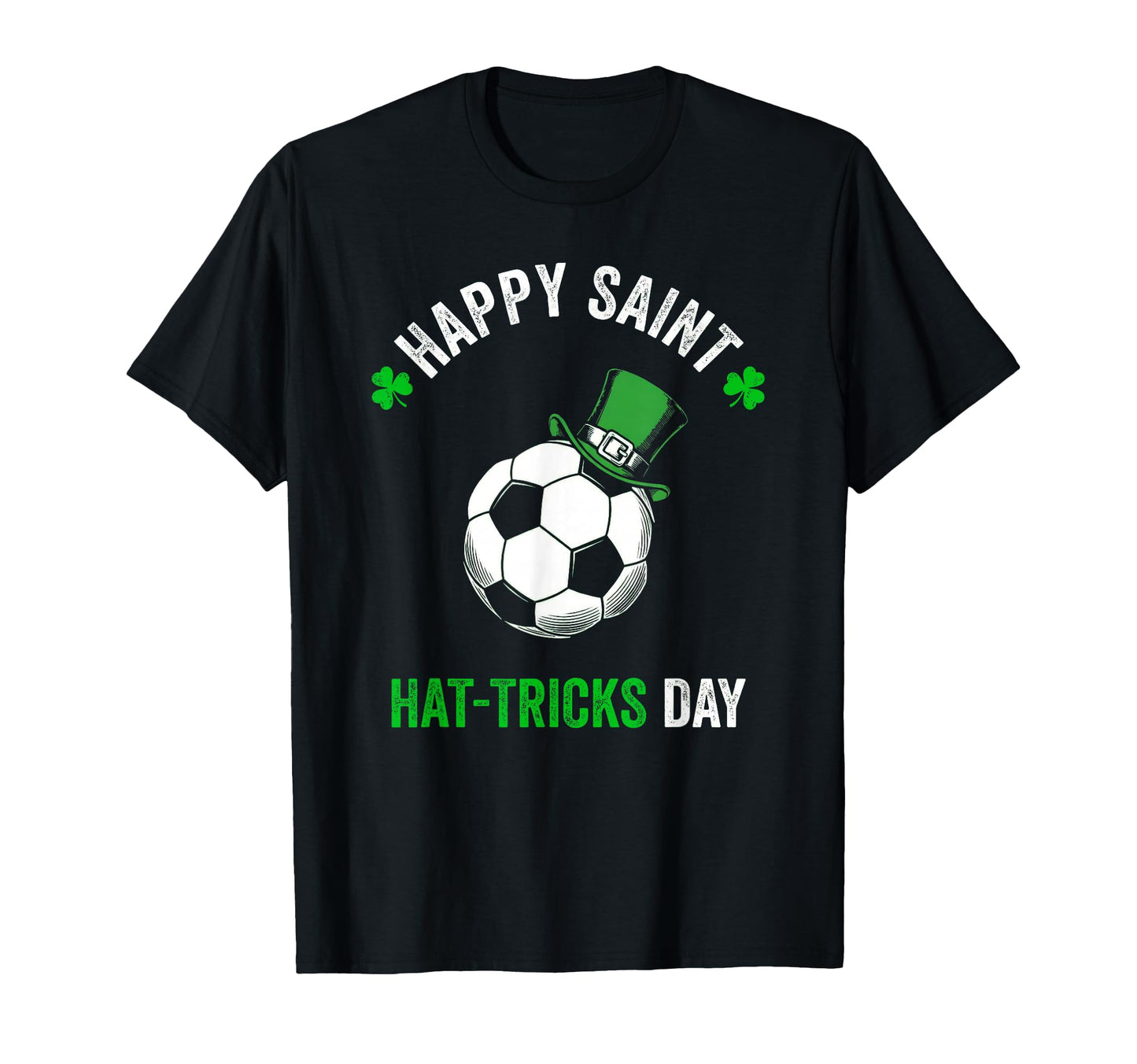 Soccer St Patricks Day Shamrock T-Shirt - Minimalist Print for Adults - T-Shirt, Sweatshirt, Hoodie