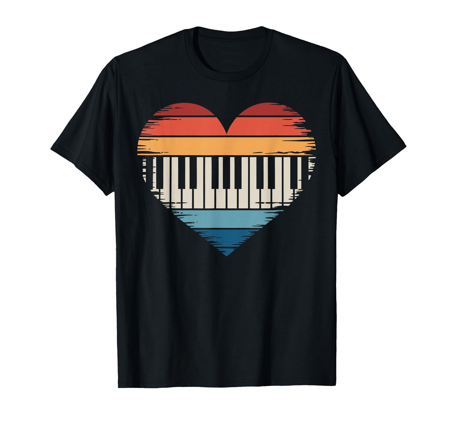 Piano Tuner Heart Piano Technician T-Shirt - Novelty Apparel for Adults - T-Shirt, Sweatshirt, Hoodie