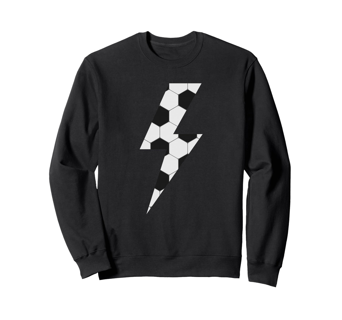 Lightning Bolt Soccer Sweatshirt - Streetwear Style for Adults - T-Shirt, Sweatshirt, Hoodie