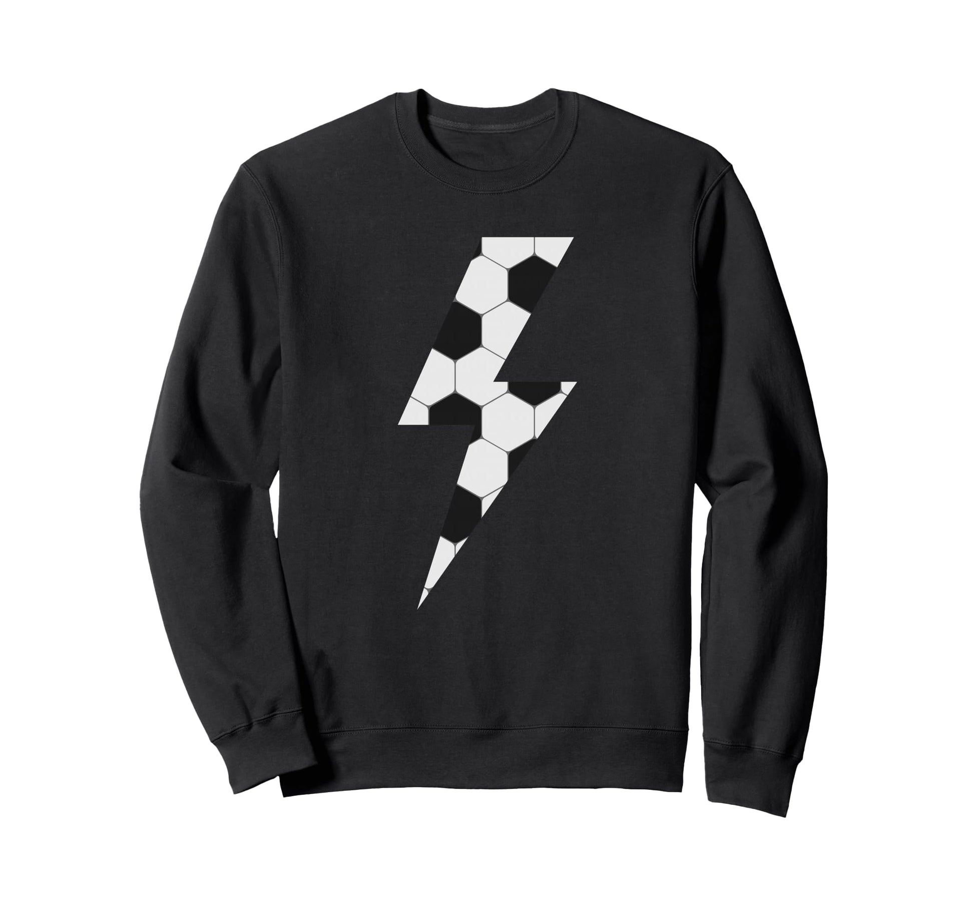 Lightning Bolt Soccer Sweatshirt - Streetwear Style for Adults - T-Shirt, Sweatshirt, Hoodie