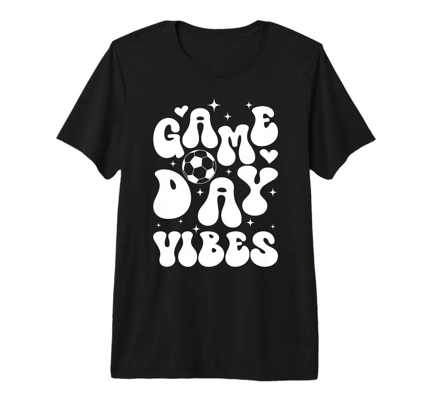 Groovy Soccer Game Day Vibes Game Day T-Shirt - Novelty Apparel Unisex - T-Shirt, Sweatshirt, Hoodie