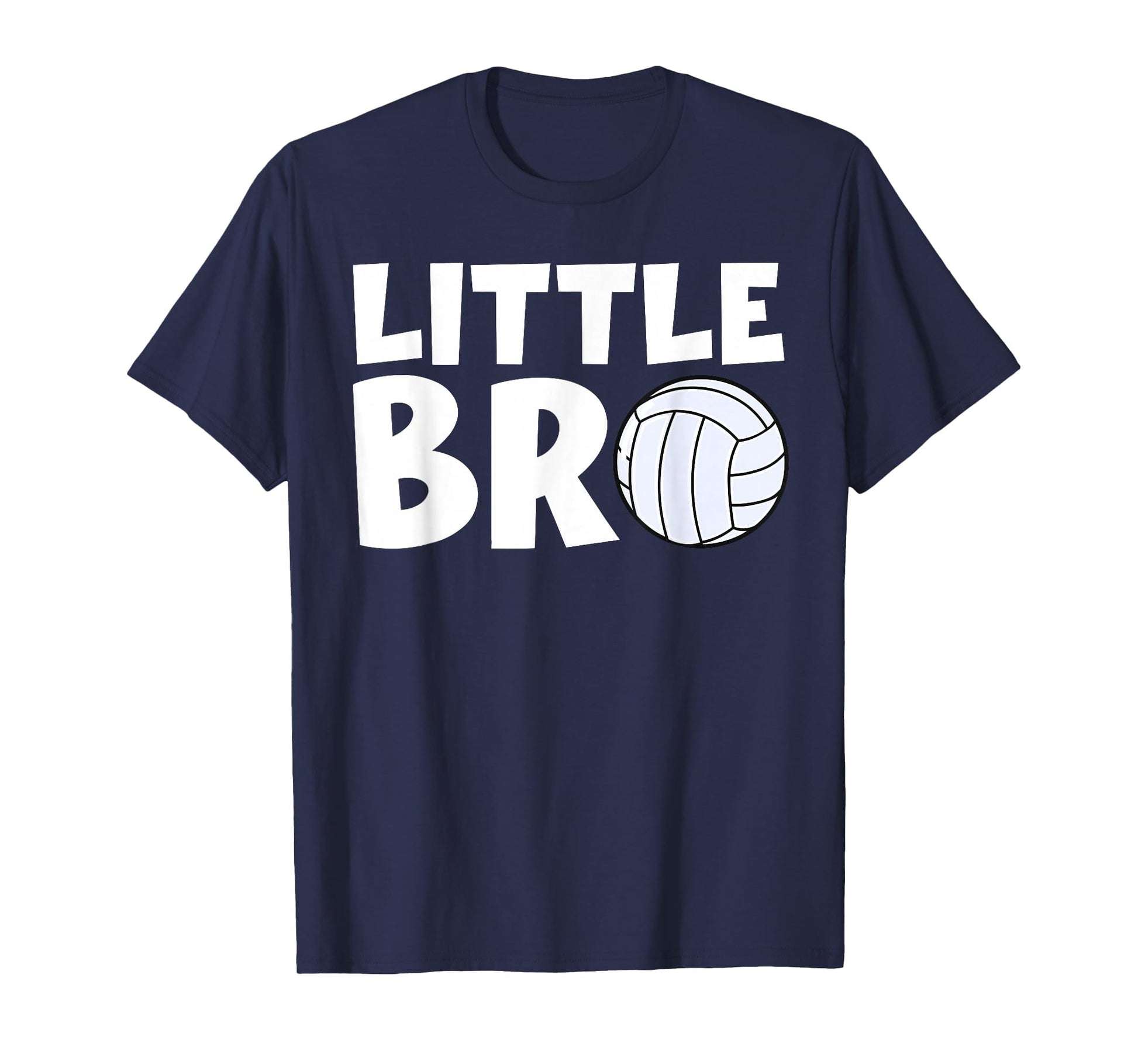 Little Bro Volleyball Brother T-Shirt - Custom Art Print for Adults - T-Shirt, Sweatshirt, Hoodie
