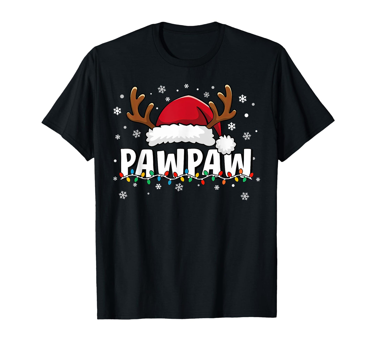 Pawpaw Grandpa Santa Hat Dad Funny T-Shirt - Aesthetic Graphic Men Women - T-Shirt, Sweatshirt, Hoodie