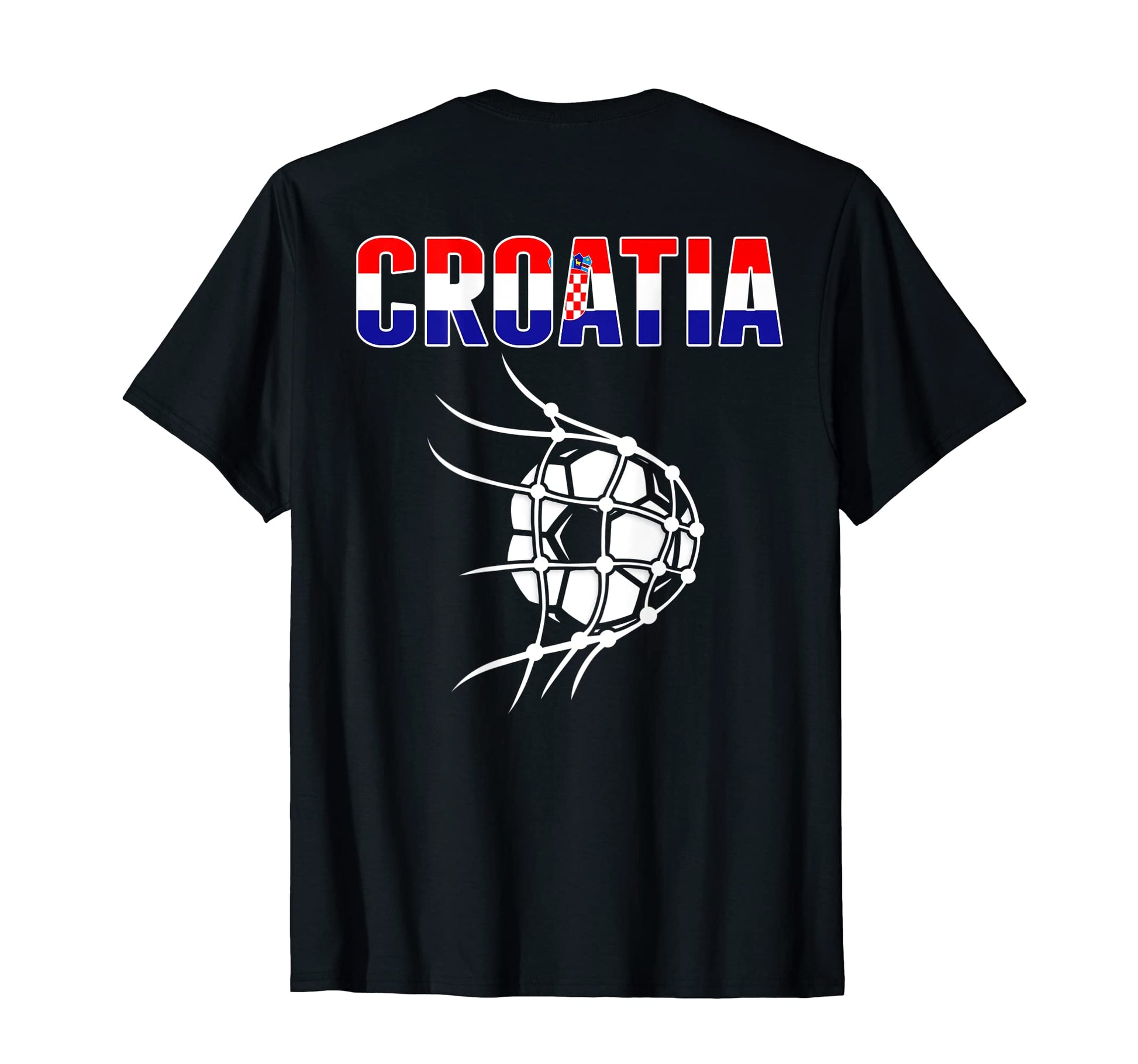 Croatia Soccer Fans Jersey Croatian Flag T-Shirt - Trendy Graphic Unisex - T-Shirt, Sweatshirt, Hoodie