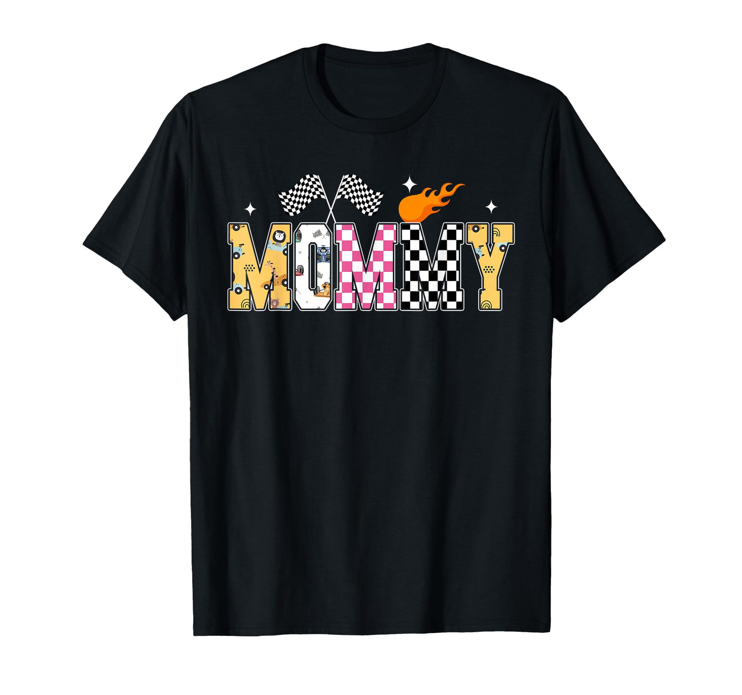 Mommy Pit Crew Racing Car Birthday T-Shirt - Streetwear Style Men Women - T-Shirt, Sweatshirt, Hoodie