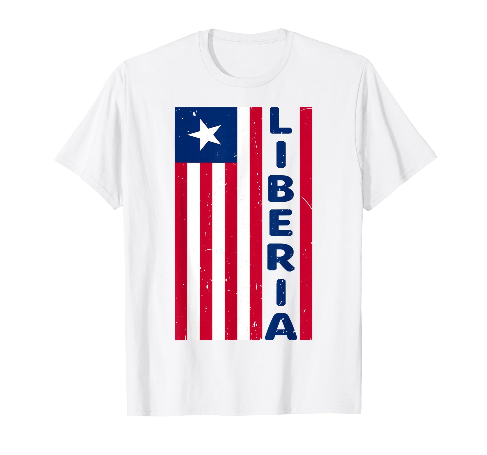 Liberia Liberian Pride Flag Liberia T-Shirt - Unique Graphic for Adults - T-Shirt, Sweatshirt, Hoodie