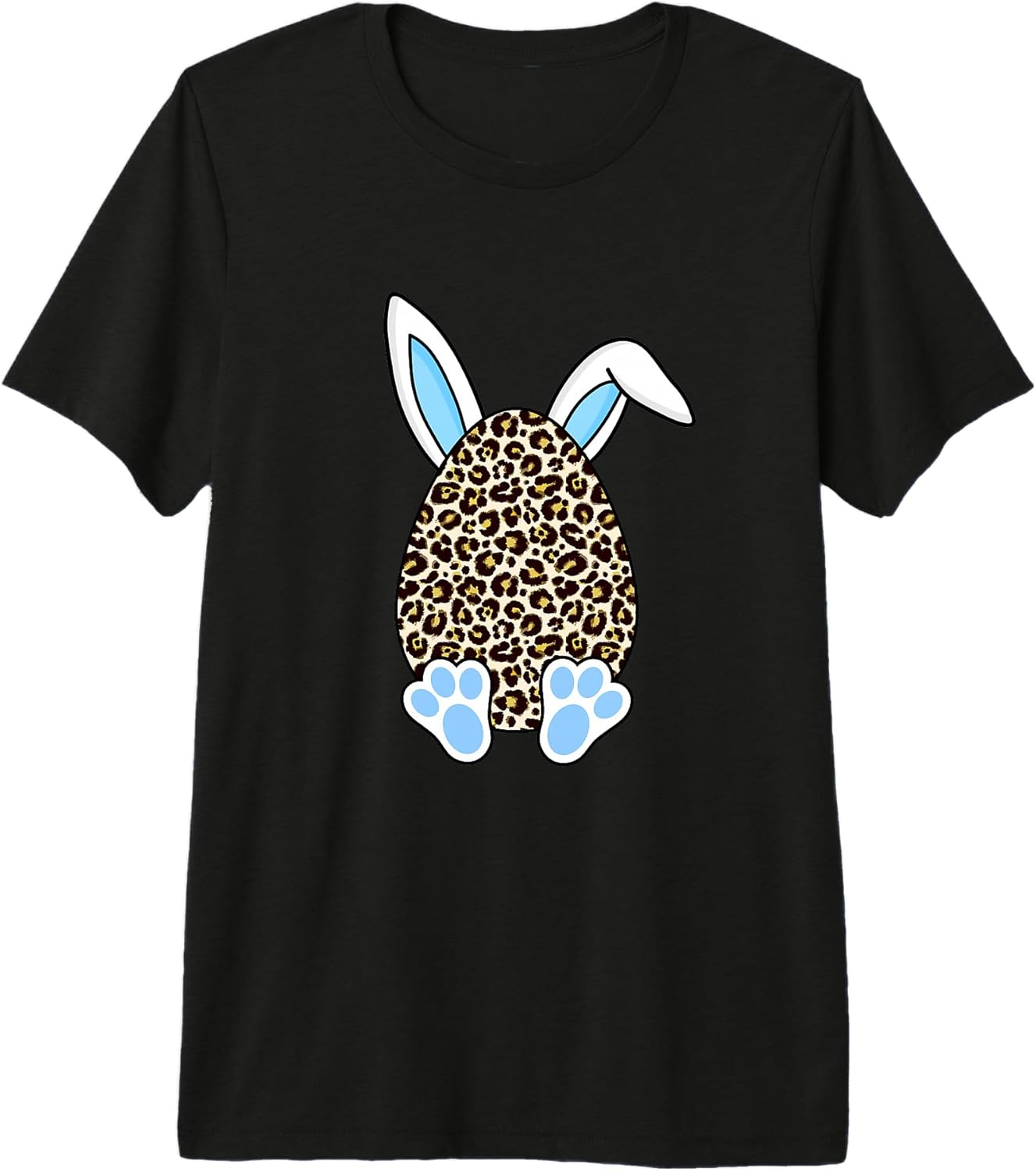Funny easter eggs leopard print eggs bunny ear tee Unisex T-shirt, Sweatshirt, Hoodie, Long Sleeve Tee - T-Shirt, Sweatshirt, Hoodie