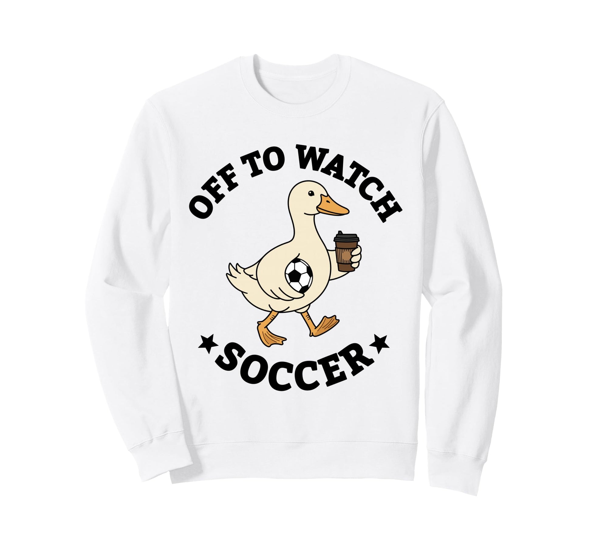 Off To Watch Soccer Mom Funny Sweatshirt - Novelty Apparel for Adults - T-Shirt, Sweatshirt, Hoodie