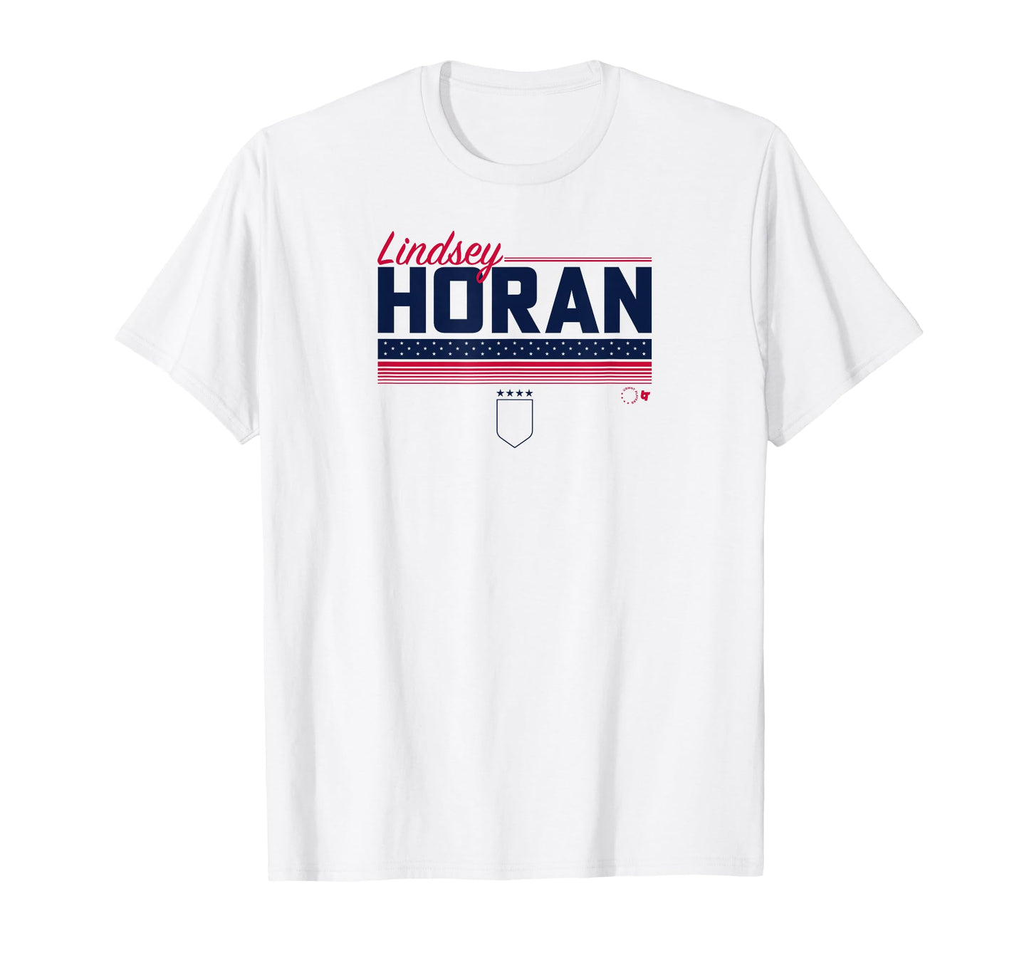 Lindsey Horan Stripe Uswntpa Usa Soccer T-Shirt - Unique Graphic Men Women - T-Shirt, Sweatshirt, Hoodie