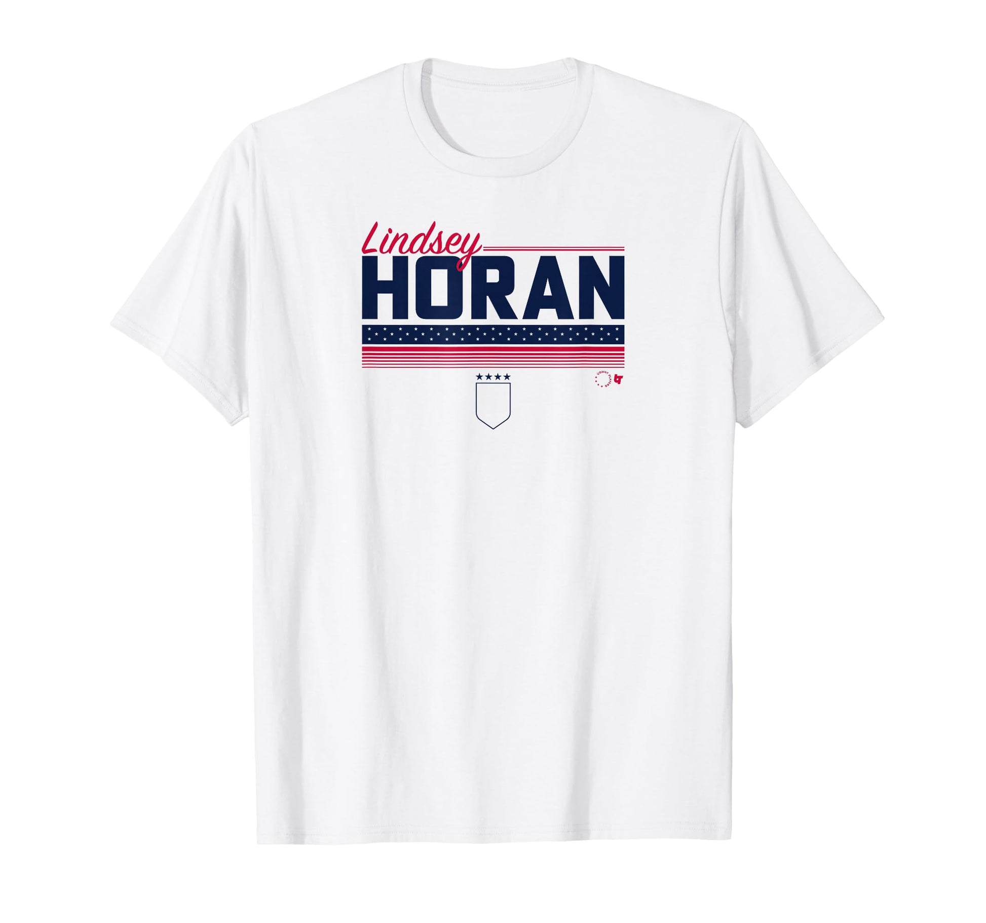 Lindsey Horan Stripe Uswntpa Usa Soccer T-Shirt - Unique Graphic Men Women - T-Shirt, Sweatshirt, Hoodie
