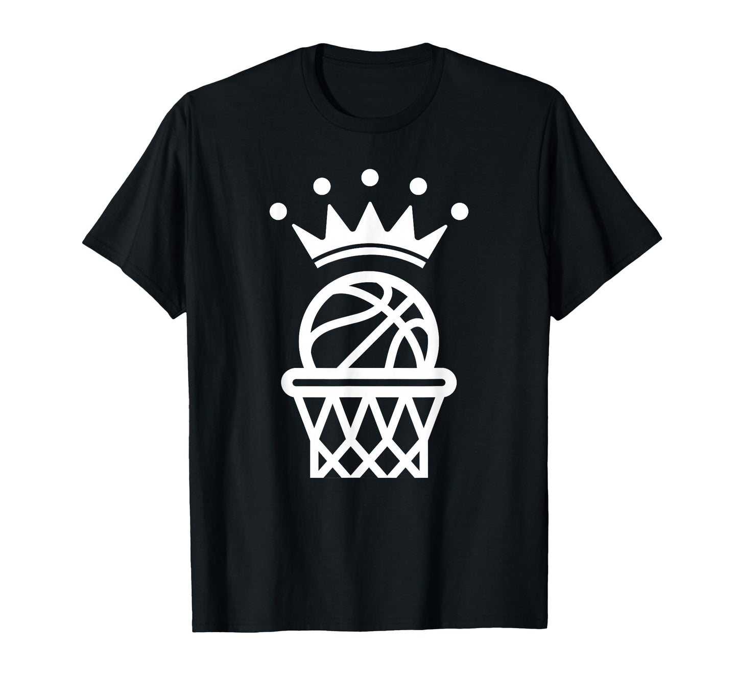 King Crown Basketball Player Funny T-Shirt - Custom Art Print Men Women - T-Shirt, Sweatshirt, Hoodie
