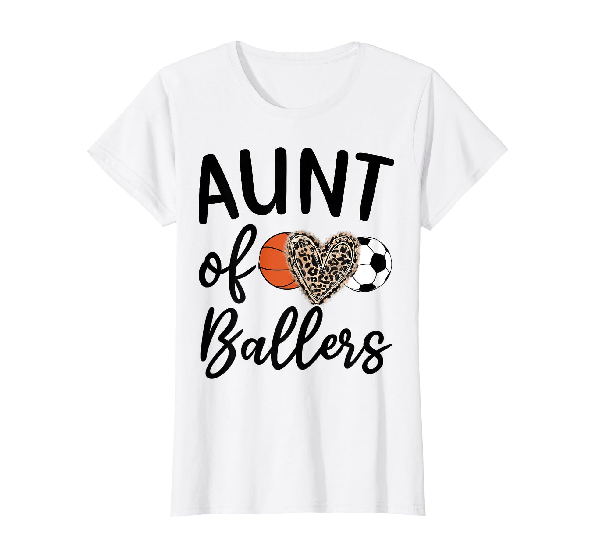 Aunt Ballers Aunt Both T-Shirt - Novelty Apparel Unisex - T-Shirt, Sweatshirt, Hoodie