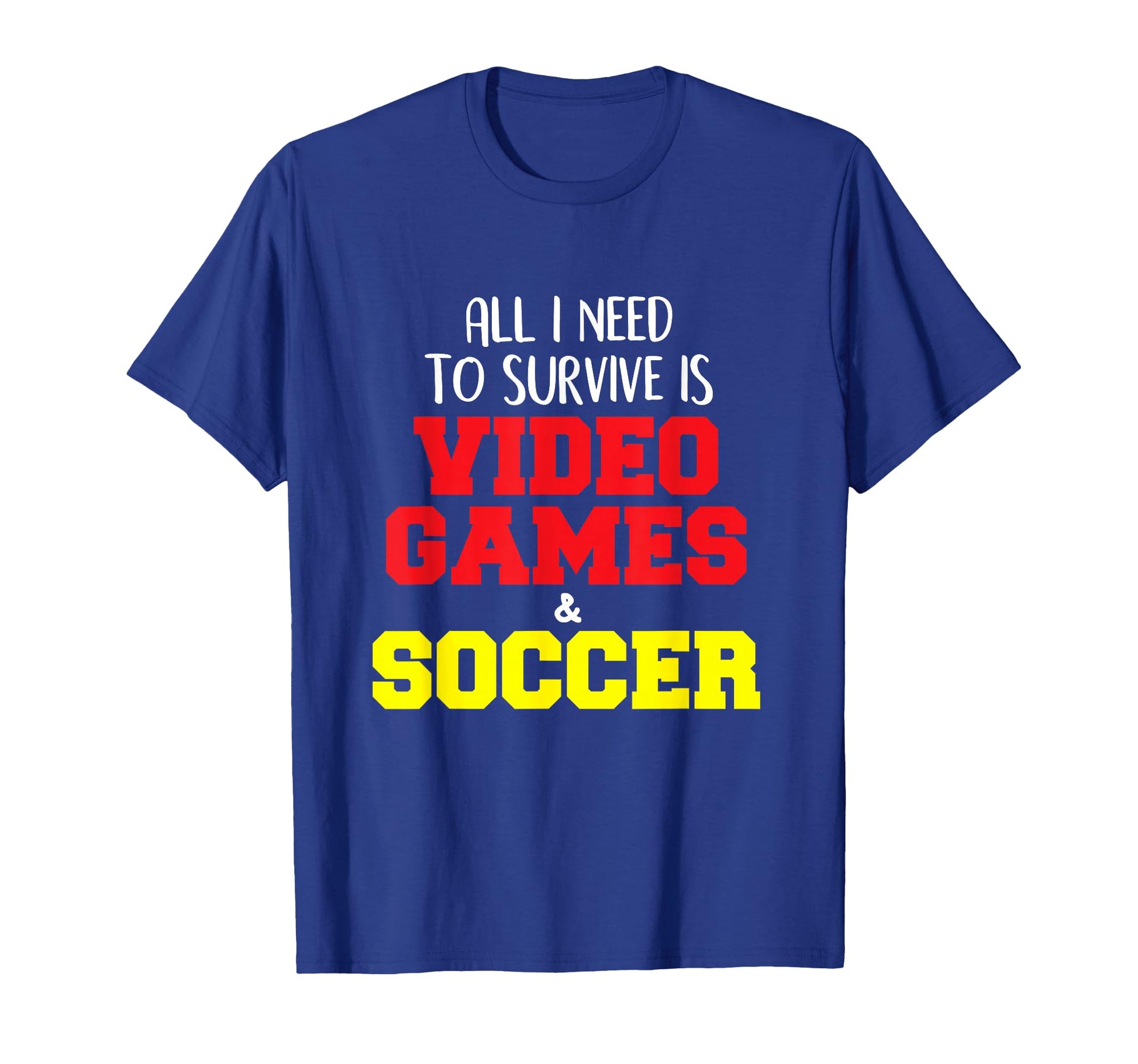 Video Games Soccer Funny T-Shirt - Unique Graphic Unisex - T-Shirt, Sweatshirt, Hoodie