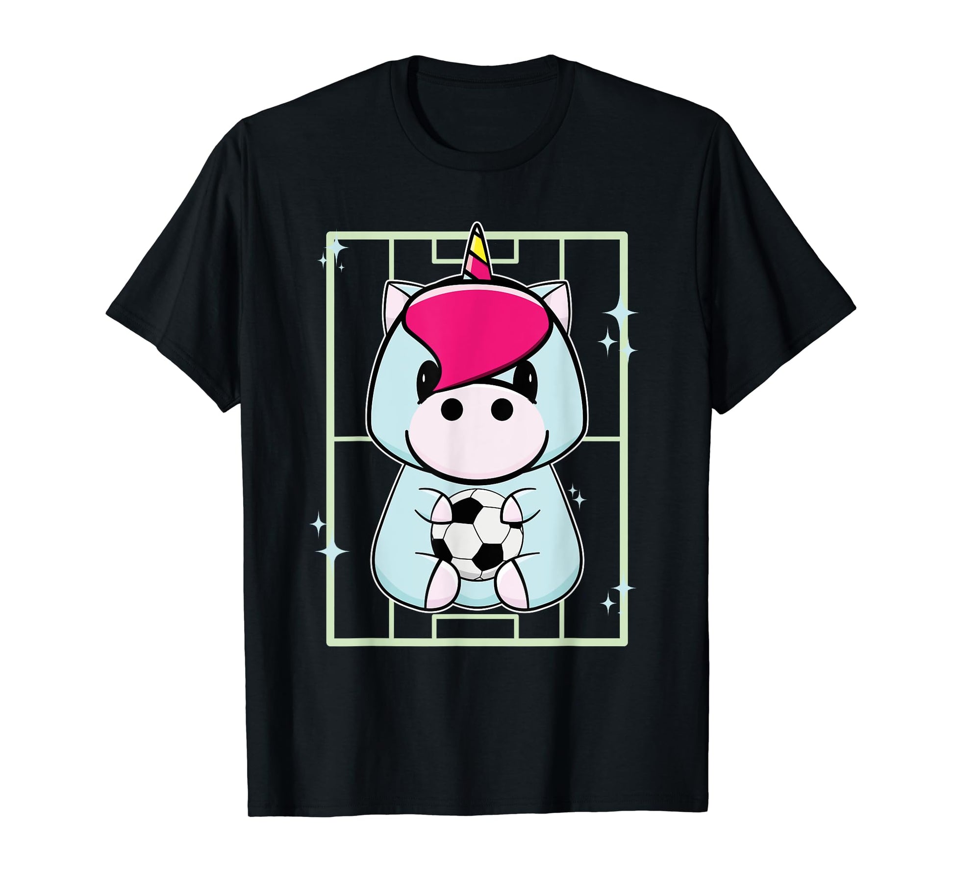 Unicorn Soccer T-Shirt - Trendy Graphic Men Women - T-Shirt, Sweatshirt, Hoodie