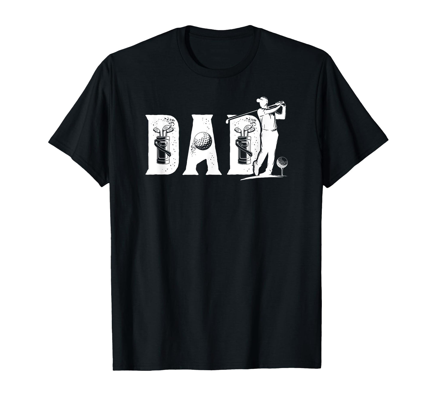 Golf Dad Golfer Dad Golf Player Dad T-Shirt - Custom Art Print Men Women - T-Shirt, Sweatshirt, Hoodie