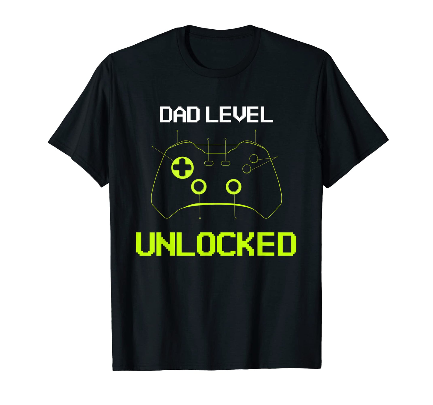 Dad Level Unlocked New Dad Father T-Shirt - Fun Novelty Design Men Women - T-Shirt, Sweatshirt, Hoodie