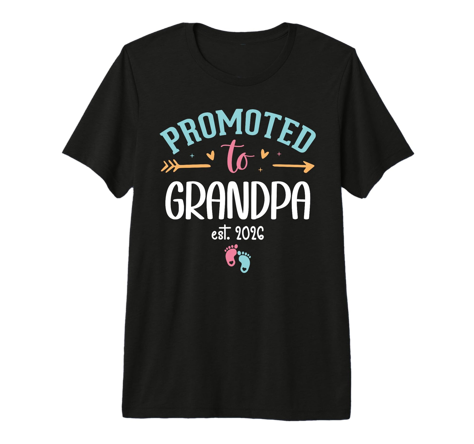 Mens Promoted To Grandpa Est 2026 Soon T-Shirt - Unique Graphic Men Women - T-Shirt, Sweatshirt, Hoodie