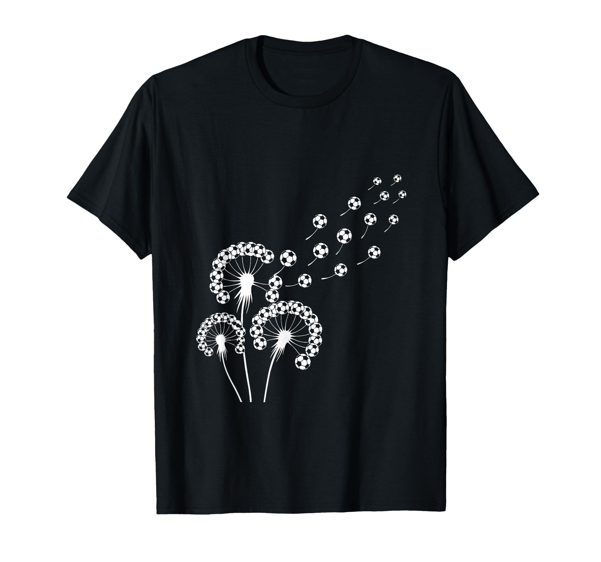 Unique Dandelion Soccer Ball Soccer T-Shirt - Aesthetic Graphic Unisex - T-Shirt, Sweatshirt, Hoodie