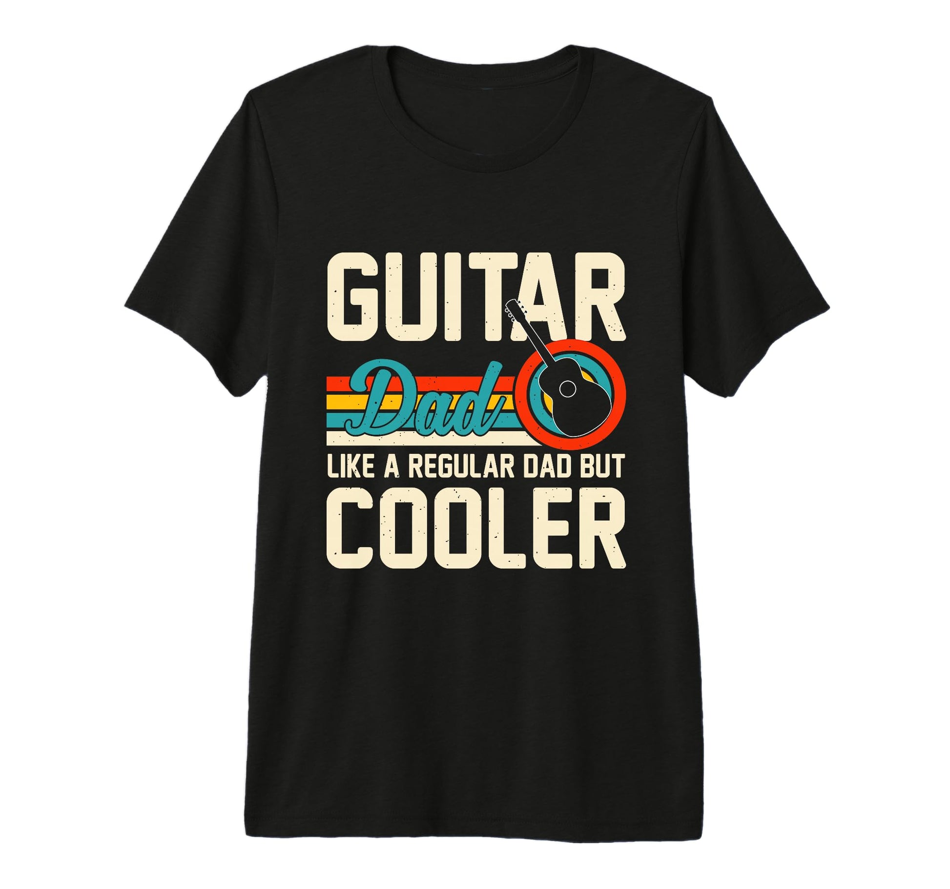 Fathers Day Guitar Dad Like Regular Dad T-Shirt - Unique Graphic Men Women - T-Shirt, Sweatshirt, Hoodie