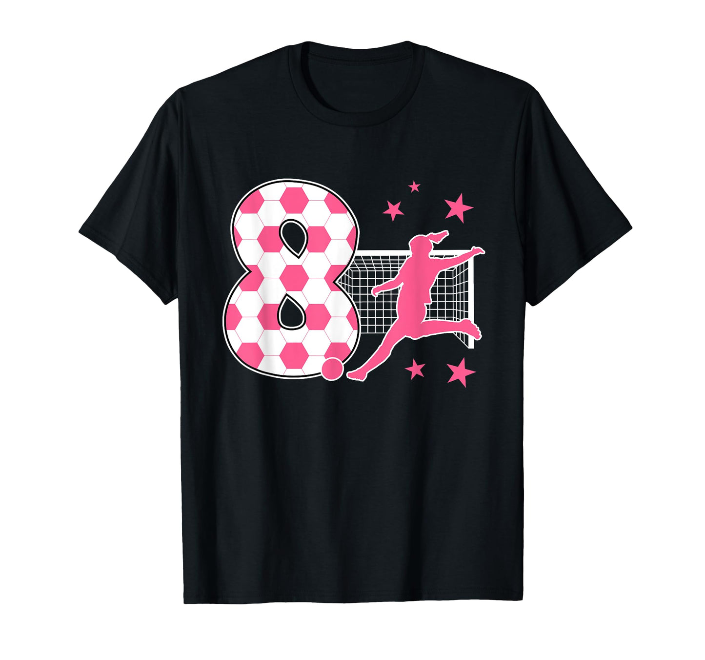 8 Year Old Birthday Soccer Lover 8Th T-Shirt - Custom Art Print Men Women - T-Shirt, Sweatshirt, Hoodie