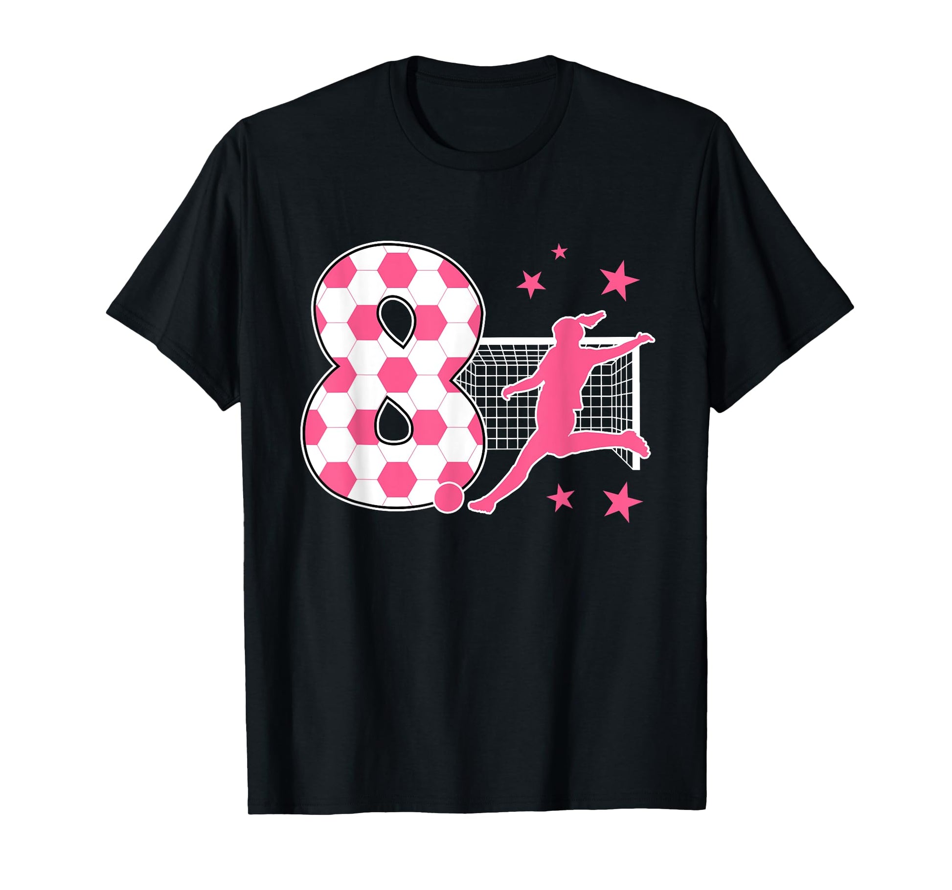 8 Year Old Birthday Soccer Lover 8Th T-Shirt - Custom Art Print Men Women - T-Shirt, Sweatshirt, Hoodie