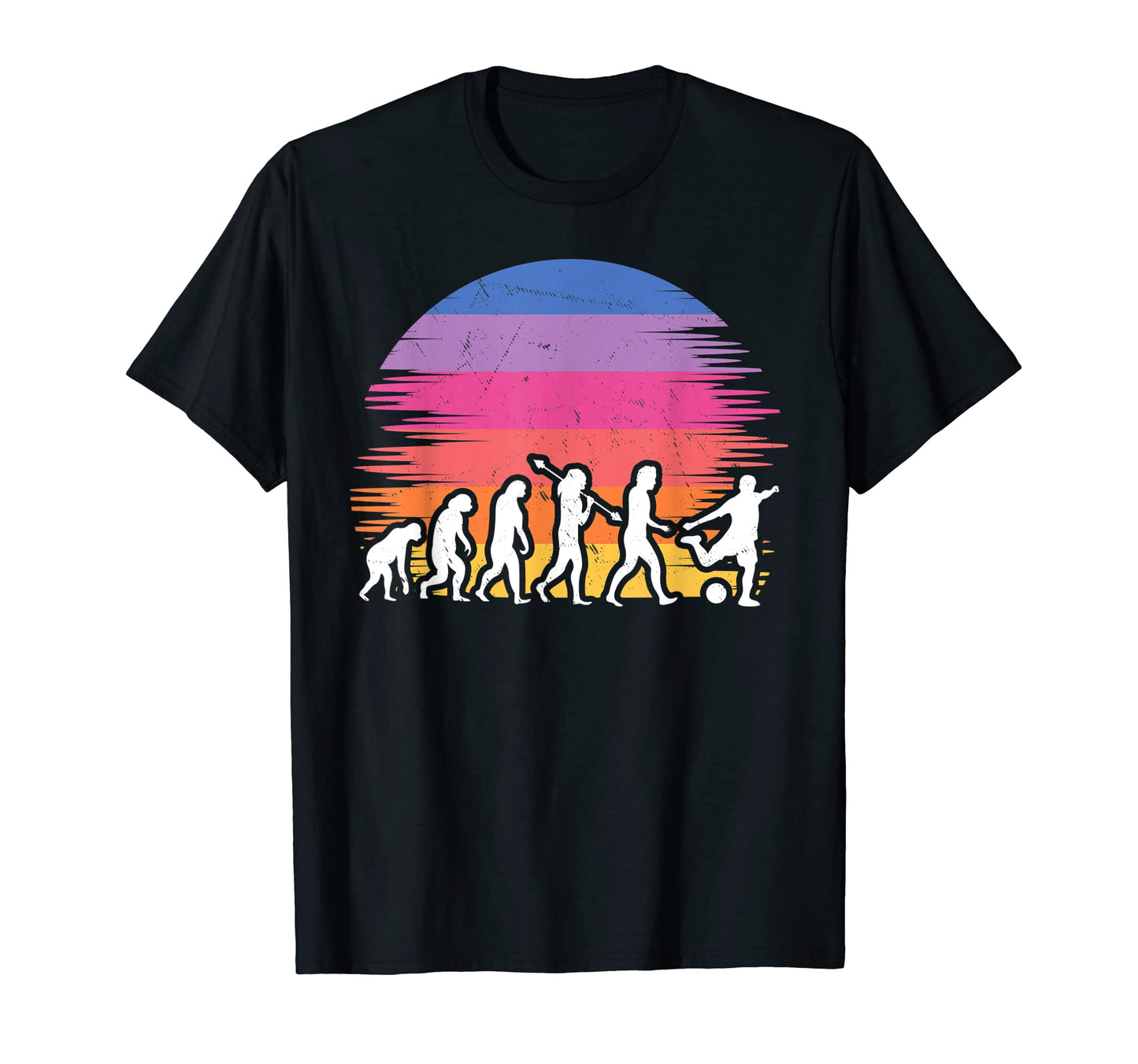 Soccer Evolution Soccer Player T-Shirt - Graphic Print Unisex - T-Shirt, Sweatshirt, Hoodie