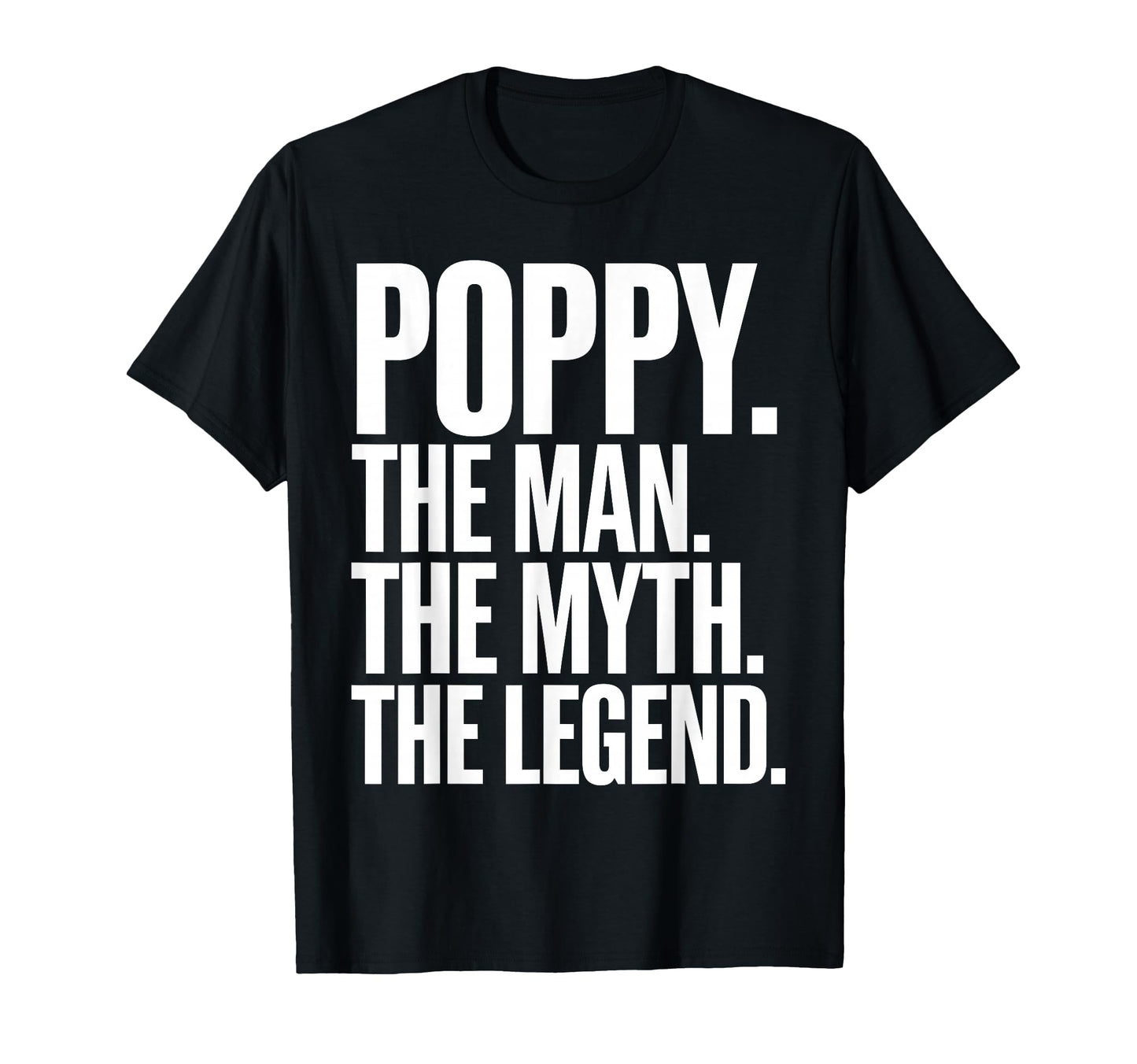 Poppy Grandpa From Grandkids Fathers Day T-Shirt - Trendy Graphic Unisex - T-Shirt, Sweatshirt, Hoodie