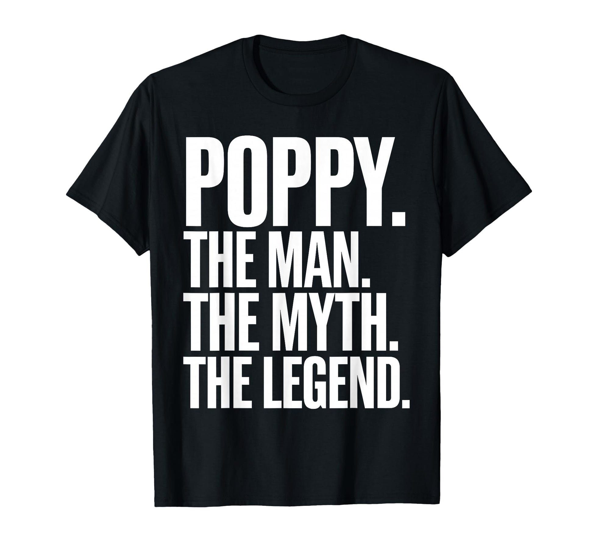 Poppy Grandpa From Grandkids Fathers Day T-Shirt - Trendy Graphic Unisex - T-Shirt, Sweatshirt, Hoodie