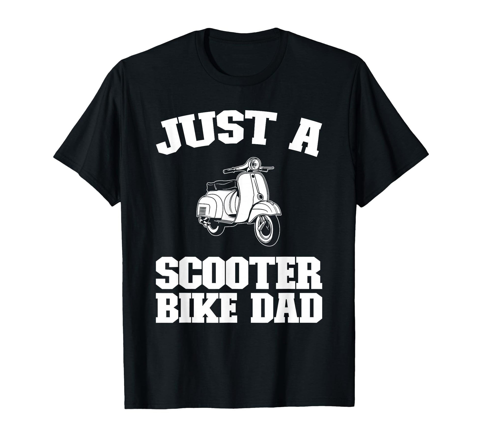 Scooter Bike Moped Motorbike Just T-Shirt - Custom Art Print for Adults - T-Shirt, Sweatshirt, Hoodie