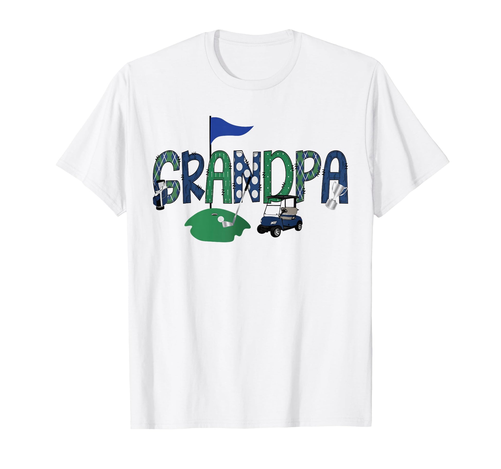 Golf Grandpa Hole One Golf First T-Shirt - Minimalist Print Men Women - T-Shirt, Sweatshirt, Hoodie
