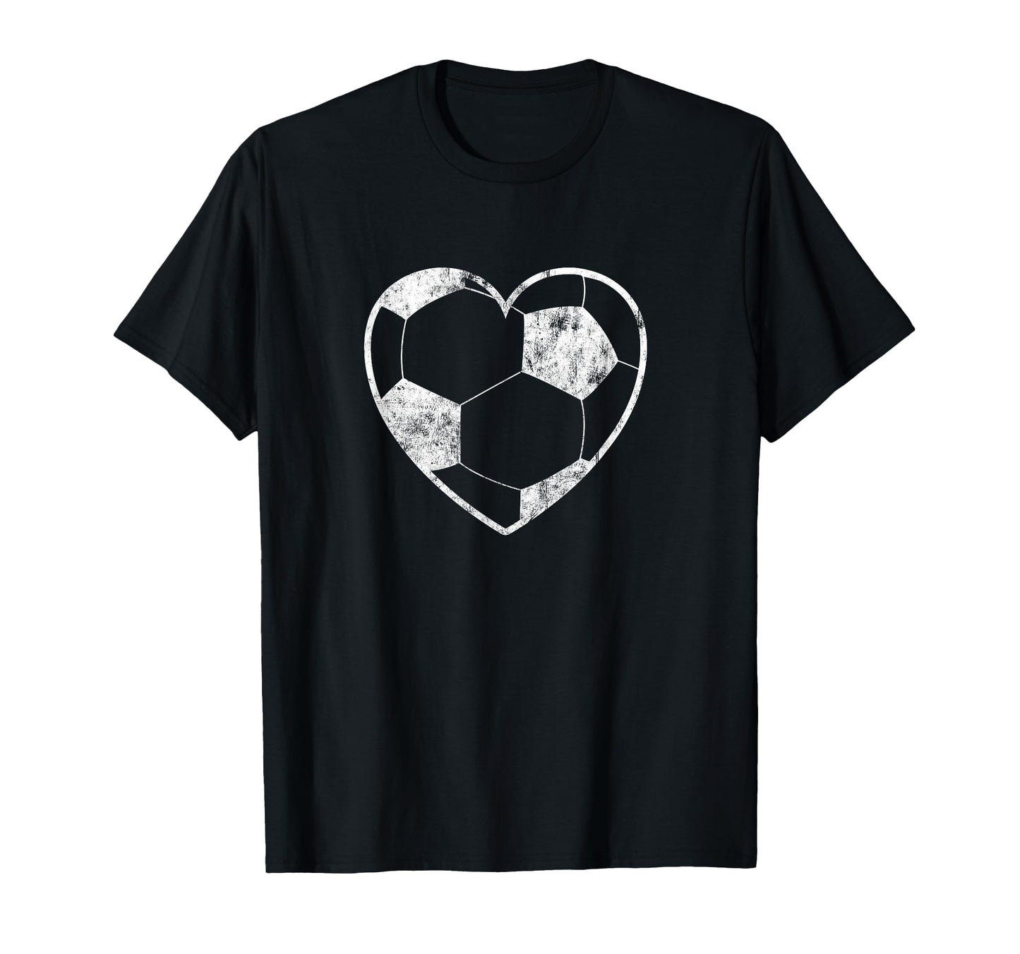 Soccer Ball Heart Funny Gift Players T-Shirt - Novelty Apparel Unisex - T-Shirt, Sweatshirt, Hoodie