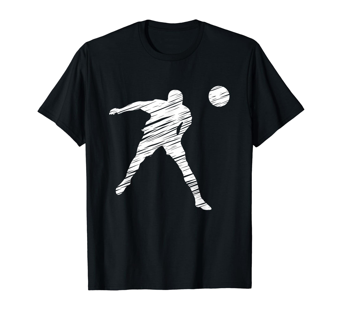 Soccer Player And Soccer Fan Motif T-Shirt - Custom Art Print Unisex - T-Shirt, Sweatshirt, Hoodie